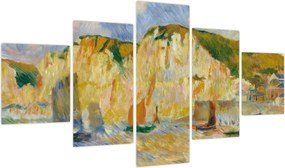 Obraz - Auguste Renoir, Sea and Cliffs, reprodukcje (125x70 cm)