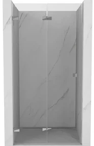 Mexen Lunar-F drzwi prysznicowe składane lewe 60 cm, transparent, chrom - 836-060-000-01-00-L