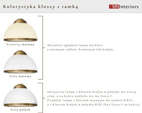 Klasyczny kinkiet z mosiądzu PR-K1E