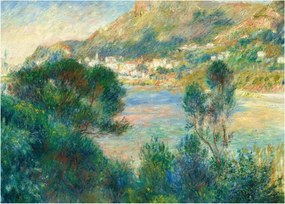 Obraz - Auguste Renoir, View of Monte Carlo from Cap Martin, reprodukcje (70x50 cm)