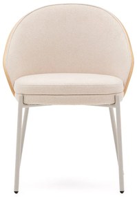 Kremowo-naturalne krzesło Eamy – Kave Home