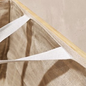 Podwójny kosz na pranie, bambusowy MOA, 90 l