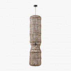 Lampa Sufitowa Wisząca Do Użytku Zewnętrznego Aleida Miel - Czarna & Ø30 Cm - ↑130 Cm Aleida - Sklum