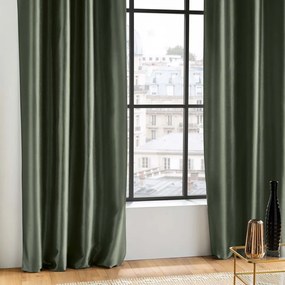 Satynowa zasłona w kolorze khaki 140x240 cm Shana – douceur d'intérieur