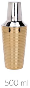 Shaker do drinków ze stali nierdzewnej, 500 ml