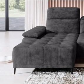 Narożnik FOCUS S Mini z elektryczną regulacją w tkaninie SALVADOR 15 WERSAL