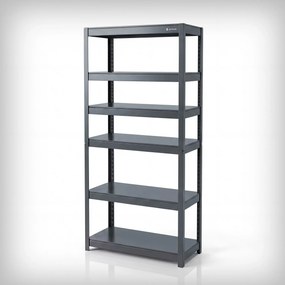 Regał metalowy szeroki antracytowy, 1800x800x420 mm: JOHNNY