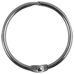 Kółka do zasłony prysznicowej w kolorze matowej czerni zestaw 12 szt. Ringo Small – Spirella