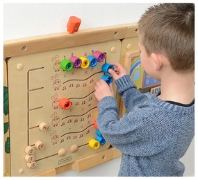 Masterkidz kolorowe gąsieniczki nauka liczb i ilości - tablica ścienna edukacyjna montessori