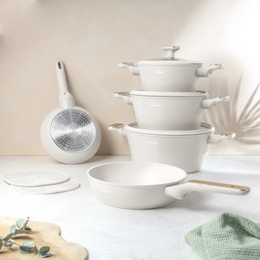 BerlingerHaus Zestaw naczyń z powłoką tytanowąSahara Nordic, 10 szt.