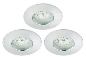 Briloner 8316-039-ZESTAW 3x LED Ściemnialne oświetlenie łazienkowe LED/5,5W/230V IP44