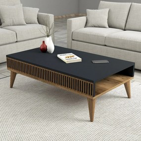 Stolik konferencyjny Mila Anthracite and Walnut