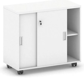 Szafka na kółkach MIRELLI 800 x 420 x 750, biały