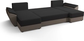 PROMOCJA Rozkładany zestaw wypoczynkowy do U TAVERO 321x140 cm, ciemnozielony II. jakość