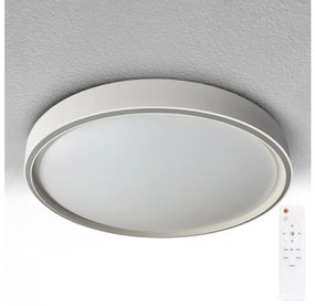 Brilagi-LED Ściemnialna oprawa NANCI LED/60W/230V 3000-6500K śr. 49 cm srebrna +pilot