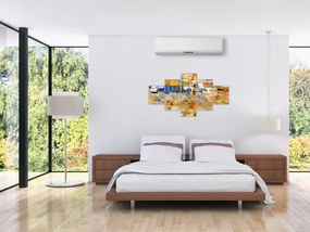 Obraz - Ściana płaczu, Jerozolima, Izrael (125x70 cm)