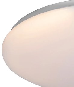 Inteligentna nowoczesna lampa sufitowa biała 38 cm z diodami LED i RGB - Iene Nowoczesny Oswietlenie wewnetrzne