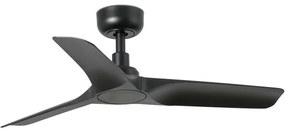 FARO 33825WT - Wentylator sufitowy HEY S czarny śr. 90 cm WT + zdalne sterowanie