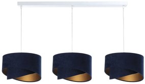 Granatowa lampa wisząca nad stół glamour - S510 F9-H07