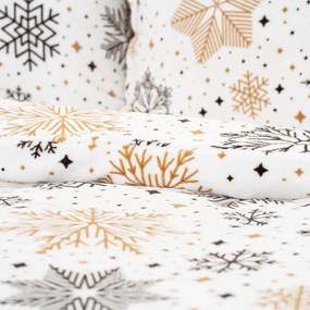 4Home Pościel mikroflanela Golden Frost, 140 x 220 cm, 70 x 90 cm
