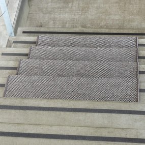 VOPI Nakładka na schody Nature prostokąt ciemnobeżowy, 25 x 80 cm , 25 x 80 cm