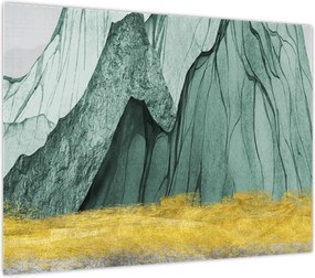 Obraz - Emerald Mountains N⁰3 (70x50 cm)
