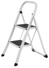 Składane schodki 2 stopnie STEPLADDER, białe