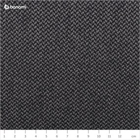 Ciemnoszare łóżko boxspring ze schowkiem 140x200 cm Novento – Maison de Rêve