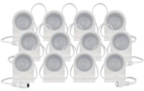 LED RGBIC+CCT Łańcuch dekoracyjny GoSmart 12xLED/7W/230V 255 cm Wi-Fi Tuya