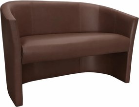 Sofa CLUB tapicerowana tkaniną Eko-skóra elegancka sofa do salonu i gabinetu : Kolor tkaniny - EKO-SKÓRA - 2D, Typ tkaniny - Eko-skóra