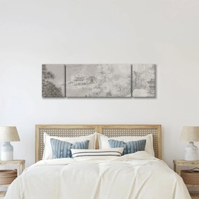 Obraz - Chiński krajobraz (170x50 cm)