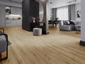 Mexen Buffalo panele winylowe 1240 x 182 mm SPC 6,5 mm, podkład IXPE 1,5 mm, 4 V-Fuga, Dąb - F1007-1240-182-505-4V1-01
