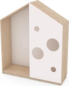 Regał Domek do przedszkola Feria klon