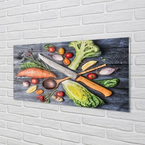 Panel nad Blat Kuchenny Przygotowanie Warzywnego Posiłku