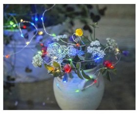 Ogrodowa girlanda świetlna LED z kolorowymi diodami Star Trading Dew Drop, dł. 5 m