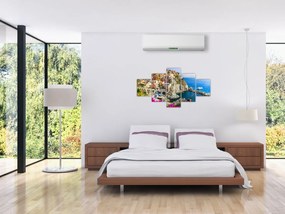 Obraz - Włoska wioska Manarola (125x70 cm)