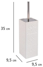 Pojemnik na szczotkę CORDOBA + szczotka WC, WENKO