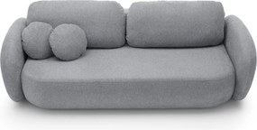 Masseno Sofa AMICO z funkcją spania i pojemnikiem na pościel - Szary - ARAGON 93