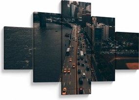 Obraz Manhattanu (125x70 cm)