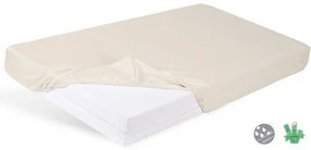Matex Bamboo nieprzepuszczalne prześcieradłojasnobeżowe, 60 x 120 x 10 cm, 60 x 120 cm