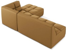 Koniakowy narożnik modułowy z imitacji skóry (strona zmienna) Kalai – Makamii
