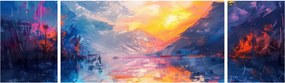 Obraz - Malarstwo krajobrazowe (170x50 cm)