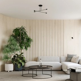 Żyrandol NORAH 4 czarny SOLLUX  LIGHTING