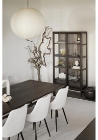 Brązowa witryna w dekorze dębu z drzwiami przesuwnymi 100x203 cm Hazelton – Rowico