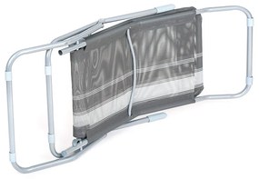 Happy Green Leżak plażowy antracytowy, 142 x 60 x 96 cm