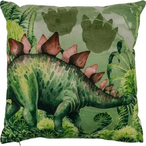 Poduszka dekoracyjna STEGOSAURUS 40x40 cm, zielona