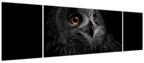 Obraz - Sowa, ilustracja (170x50 cm)