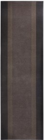 Dywan nowoczesny Basic brązowy chodnik 80 cm x 250 cm