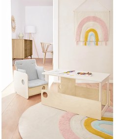 Niebieska wkładka do krzesełka do karmienia Nuun – Kave Home