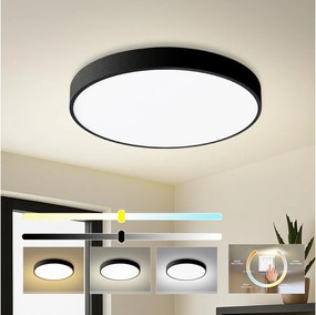 Brilagi - Lampa sufitowa LED POOL LED/60W/230V 3000/4500/6000K śr. 60 cm czarna